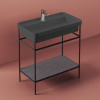 Artceram FUORI SCALA Металическая структура 40x57хh83см для раковины Fuori Scala rettangolare 61, цвет: черный матовый