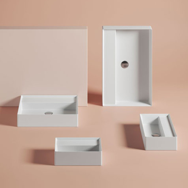 Artceram SCALINO Раковина накладная/подвесная 50х27 см, с 1 отв под смеситель, цвет белый глянцевый 