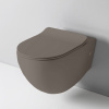 Artceram FILE 2.0 Унитаз подвесной 52х36см, безободковый, с крепежом, цвет:  tortora