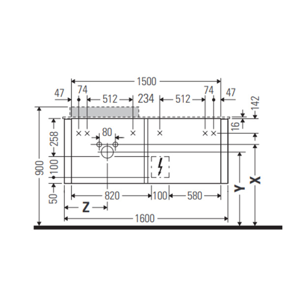 Duravit Happy D.2 Раковина подвесная (600х505 мм) с 1м отверстием под смеситель, для тумбы Happy D.2 # H2 6363, цвет: белый 