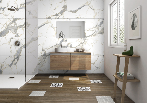 Керамогранит Realistik Andes Blanco Gold Blue sugar 60x120 