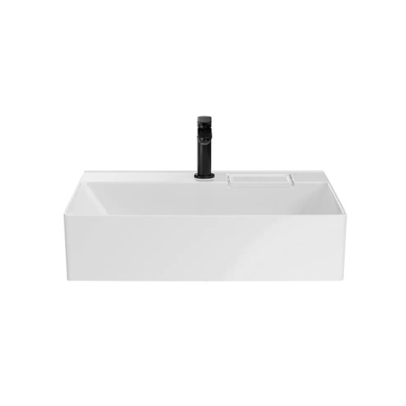 Kerama Marazzi Раковина LOGICA мебельная с одним отверстием 60*48,14,5см,  с 1 отв.под смеситель, с переливом, белая глянцевая 