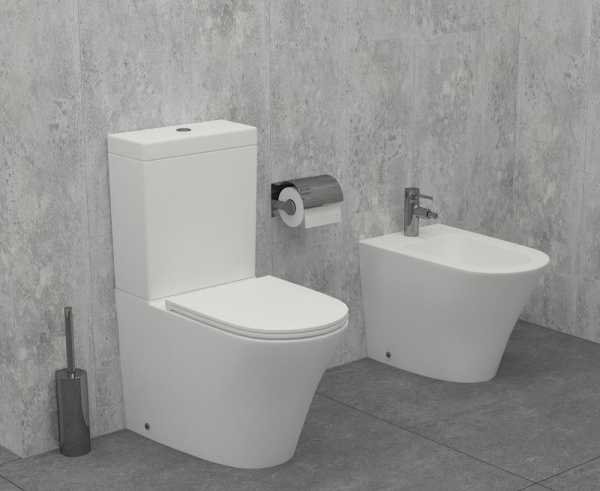 EBJ0002-00 Rodin+ Напольное биде, белый 