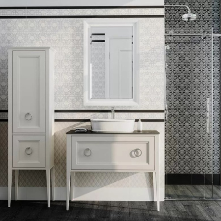 Kerama Marazzi Зеркало PLAZA Classic 65, белое матовое 