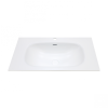 Раковина накладная алюминиевая M115W80 белый мат