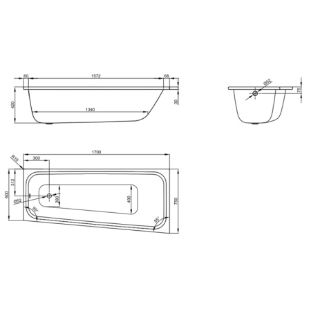 BETTE Ножки для ванны (комплект) (продаем только с ваннами!) 