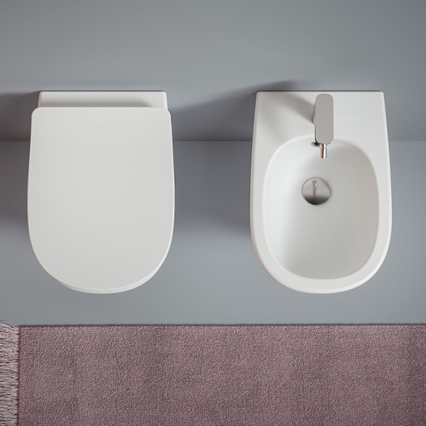 Artceram TEN Унитаз подвесной, 52х36см, безободковый, с крепежом, цвет: белый (Цена по акции) 