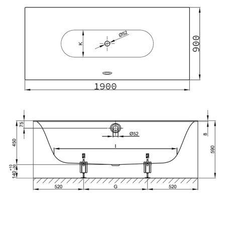 BETTE Ножки для ванны (комплект) (продаем только с ваннами!) 