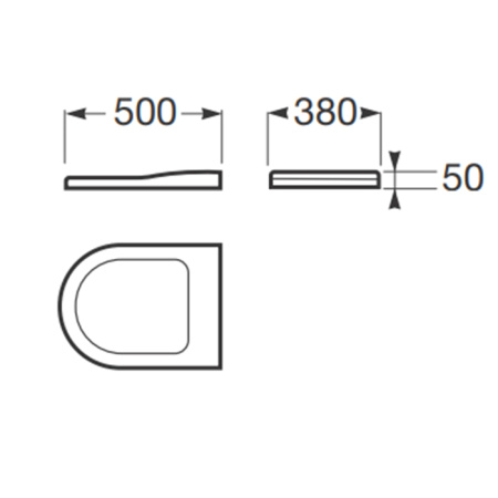 Armani Roca Baia Сиденье лакированное с механизмом плавного опускания, цвет: off-white (СО склада продаем с унитазом 7.3460.C.7R4.0) 