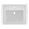 Ideal Standard Calla Раковина 665х540xh155 мм, подвесная, с 1м отв. под смес. и переливом, с крепежом цвет: белый глянец 