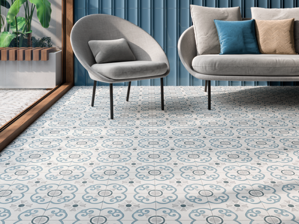  36517 SIROCCO BLUE DHALIA 22,3х22,3х0,9 см 