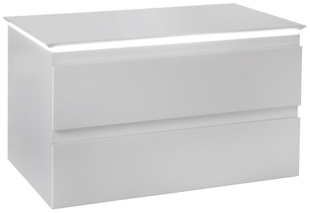 EB2083-J51 Тумба со столешницей и с подсветкой для накладной раковины, 80 см, цвет матовый белый 