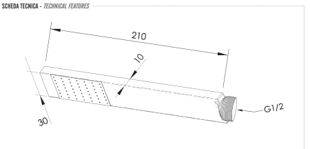 Ручной душ Remer 317RRX 