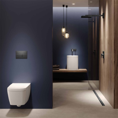 TECE Профиль для душа TECEdrainprofile, 800 мм, PVD Polished Black Chrome 