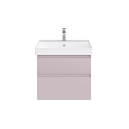 Kerama Marazzi Тумба CUBO подвесная с ящиками 60, мальва матовая 