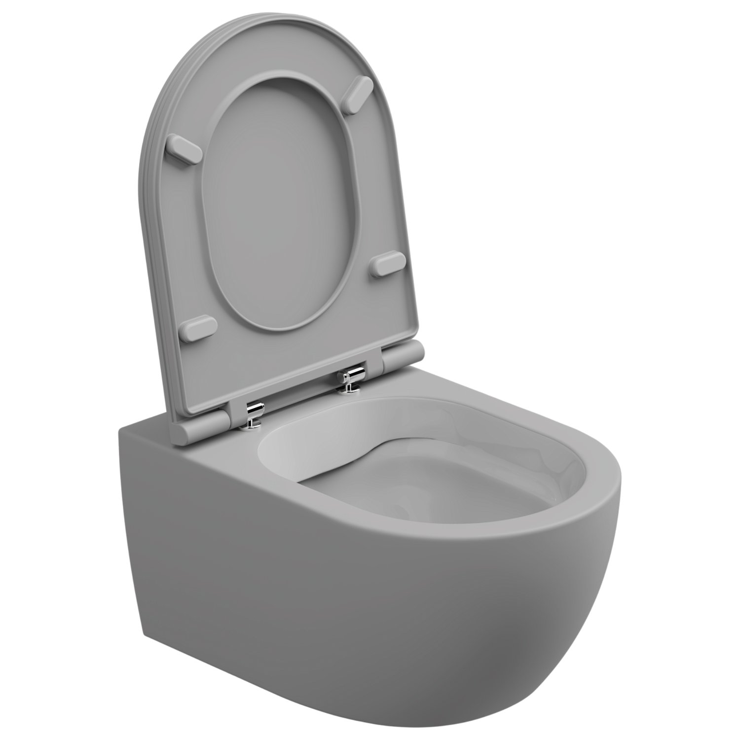 Чаша подвесного унитаза биколор GSG Ceramic Design Like LKWCSOBI000/033, White/Perla Matt