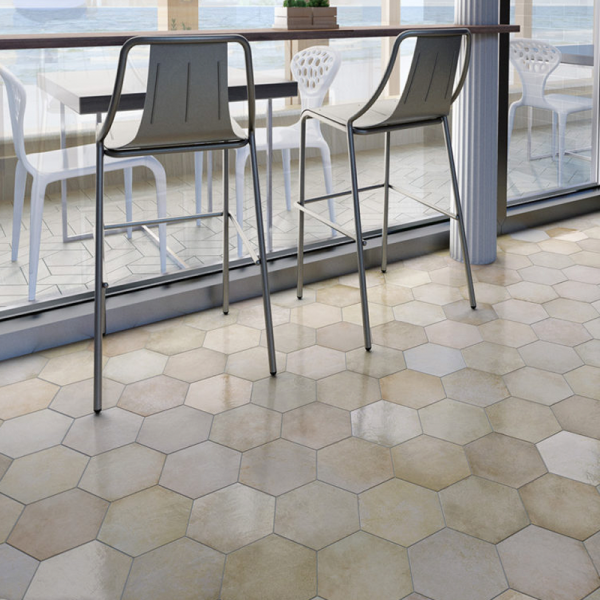  24955 HERITAGE HEXÁGONO Wheat 17,5х20 см 