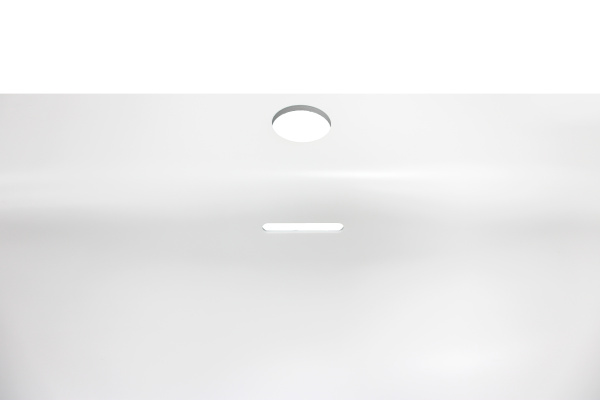 Раковина накладная алюминиевая M115W80 белый мат 