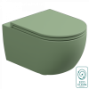 Чаша подвесного унитаза со смывом Eco Clean GSG Ceramic Design Like LKWCSOEC031, Salvia Matt