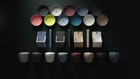 CREAVIT FREE Унитаз подвесной безободковый с биде FE322.00000 