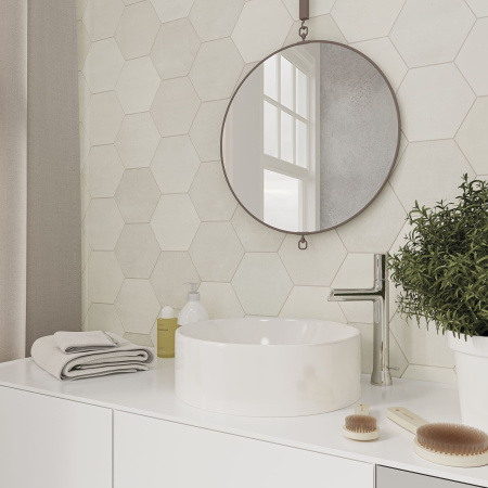  Spark White Glossy Hex 15х17,3 (0,617) 