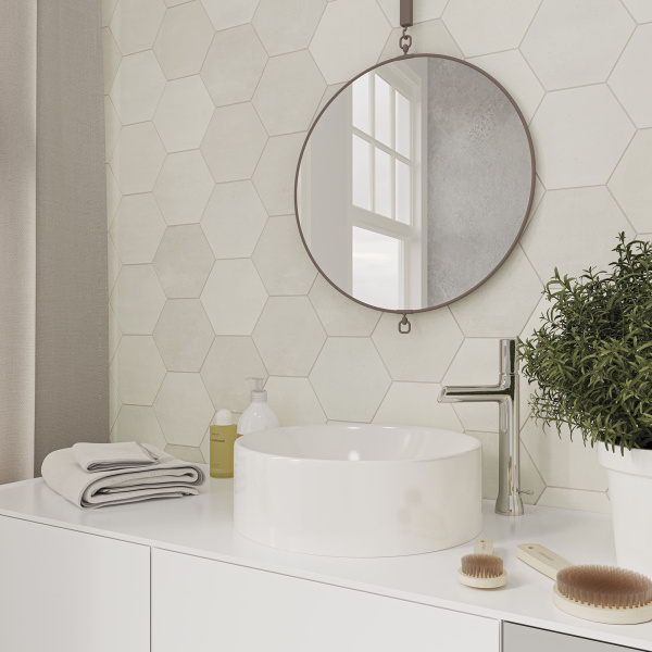  Spark White Glossy Hex 15х17,3 (0,617) 