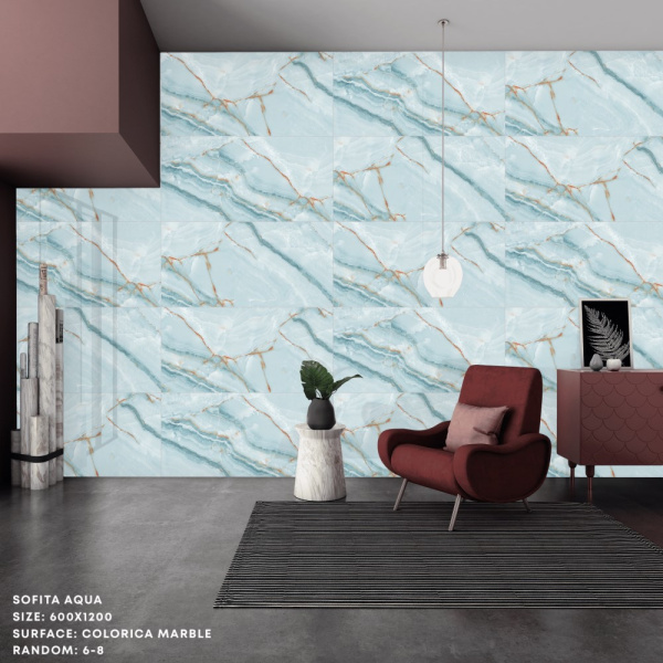 Керамогранит Realistik Sofita Aqua 60x120 