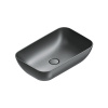 Catalano GREEN Раковина 60x38 h15 накладная, без отв. под смеситель, покрытие Cataglaze+, цвет черный матовый