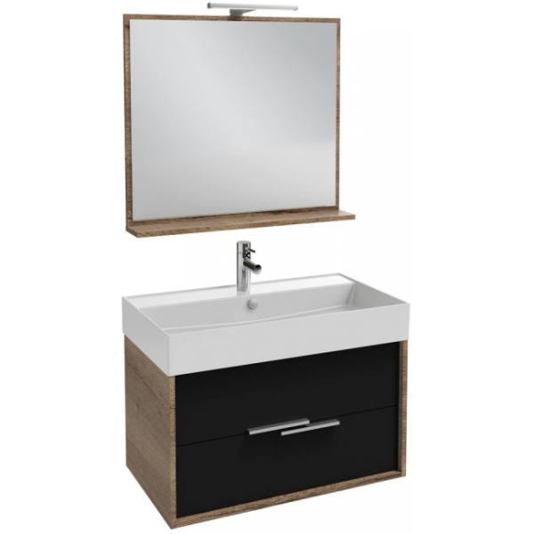 EXBI112-00 VIVIENNE Керамическая раковина 80х46 см, белая 