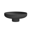 Kerama Marazzi SAFI Раковина накладная 46 с крепежом и донным клапаном, черный камень 