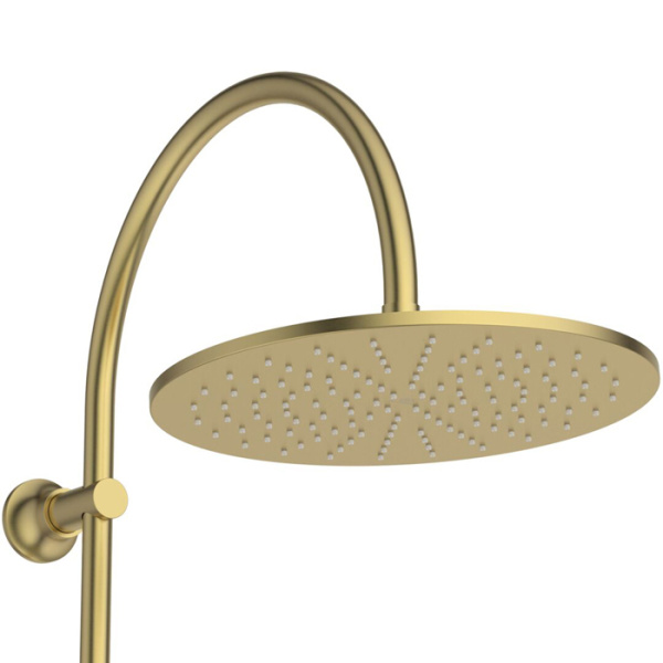 Ideal Standard La Dolce Vita Душевая стойка, смеситель  для душа, верхний душ 30см, руч.душ Stick, шланг Idealflex 175см, цвет: PVD Brushed Gold 