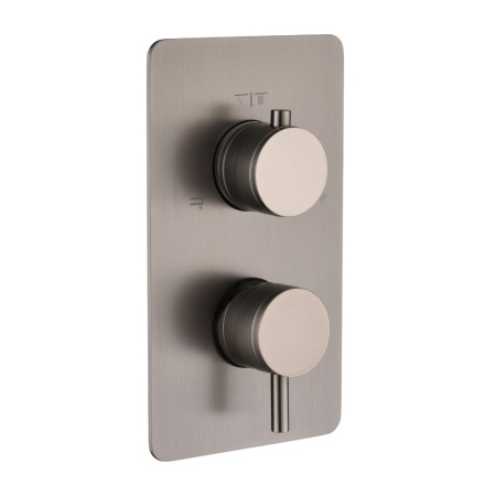 Смеситель встроенный однорычажный 3-х проходной CELL GUN METAL 