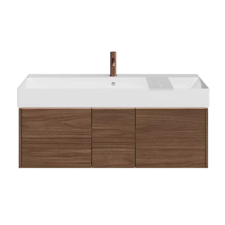 Kerama Marazzi Тумба GRANDE подвесная 120, 3 ящика, структурированный орех 