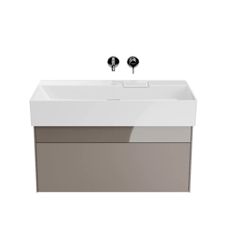 Kerama Marazzi Тумба LOGICA подвесная 2 ящика 90 см, песчаный 