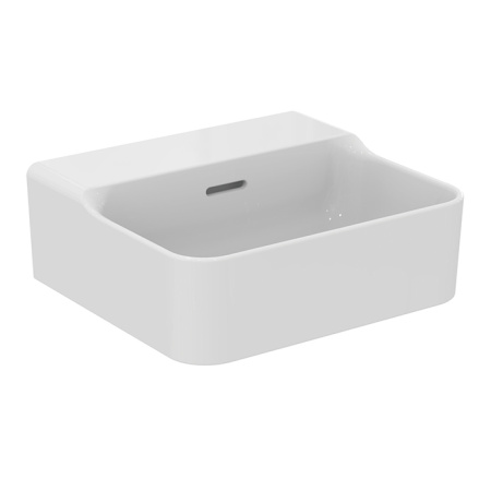 Ideal Standard Conca Раковина 400 x 350 x 165 мм, подвесная/накладная, с переливом без отв. под смес.,без крепежа, цвет: белый глянец 