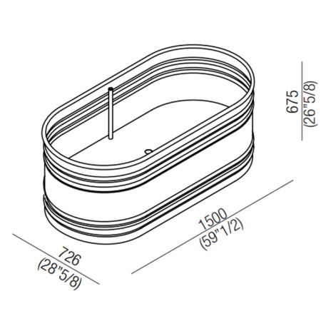 Agape Vieques Ванна отдельностоящая 150x72.6x67.5 см, цвет: белый 
