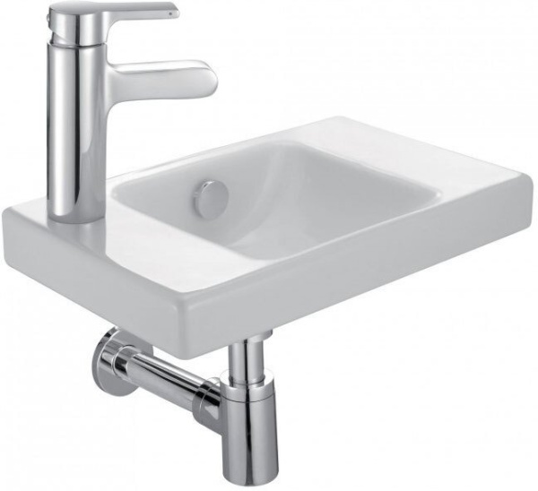 E4759G-00 раковина ODEON UP отв слева /40x25/ (бел) 