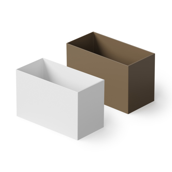 DEA DESIGN Single Ванна отдельностоящая 100x58xh75 см, материал: Solid Surface искуственный камень, цвет: White №18 