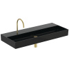 Ideal Standard Solos Раковина подвесная 120х50см, с 1 отв, без перелива, цвет: черный глянцевый 