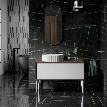 Kerama Marazzi Раковина ARTBASIN Vento накладная 50*36,6*18см, без отв. под смеситель, без перелива, белая глянцевая 