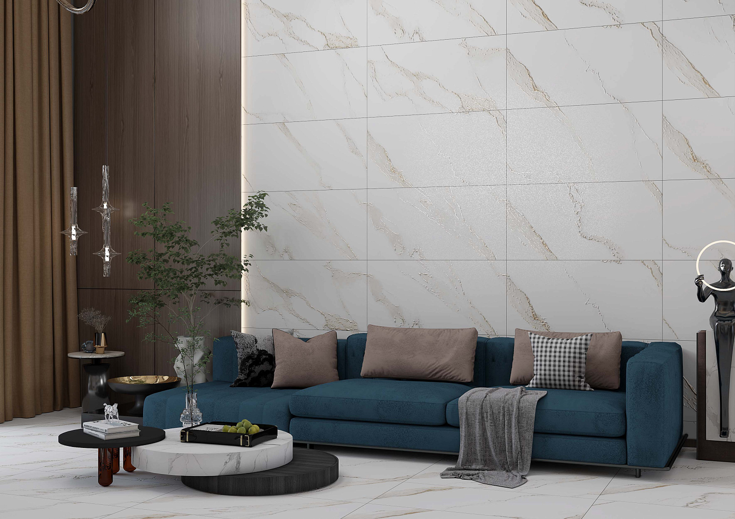  Clear White Grit Granula 60x120