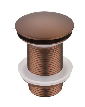 Слив для раковины, автомат(клик-клак) BRUSHED BRONZE 