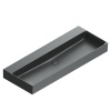 Catalano PREMIUM Раковина 120x47, без отв. под смеситель, покрытие Cataglaze+, цвет черный матовый