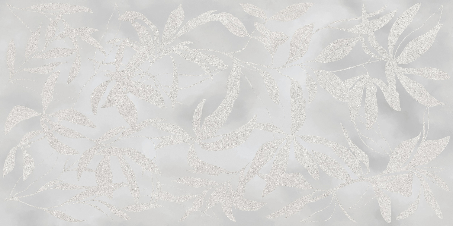 Artwall Цветы Серый Матовый 60x120