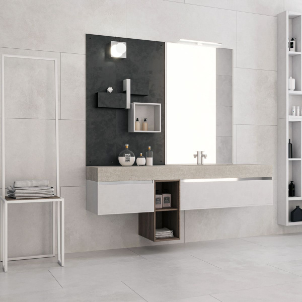 Concrete White Matt 60x120 