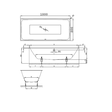 BETTE Ножки для ванны (комплект) (продаем только с ваннами!) 