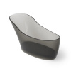 DEA DESIGN Elegant Ванна отдельностоящая 169x75xh88 см, материал: Glasstech прозрачная смола, цвет: Smoky Black R4