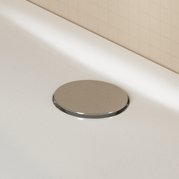 Сифон и донный клапан для ванн с переливом 