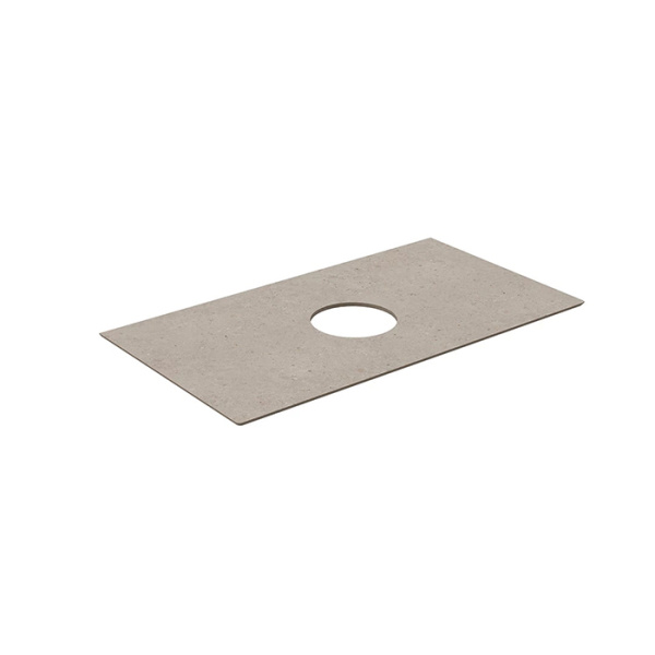 Kerama Marazzi MAGICA Столешница из керамогранита для накладных раковин Риккарди 90 см, бежевый матовый (без отв.) 