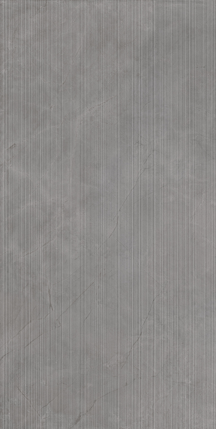 Керамогранит Realistik Fog Gris Linear Stonelo Carving 60x120